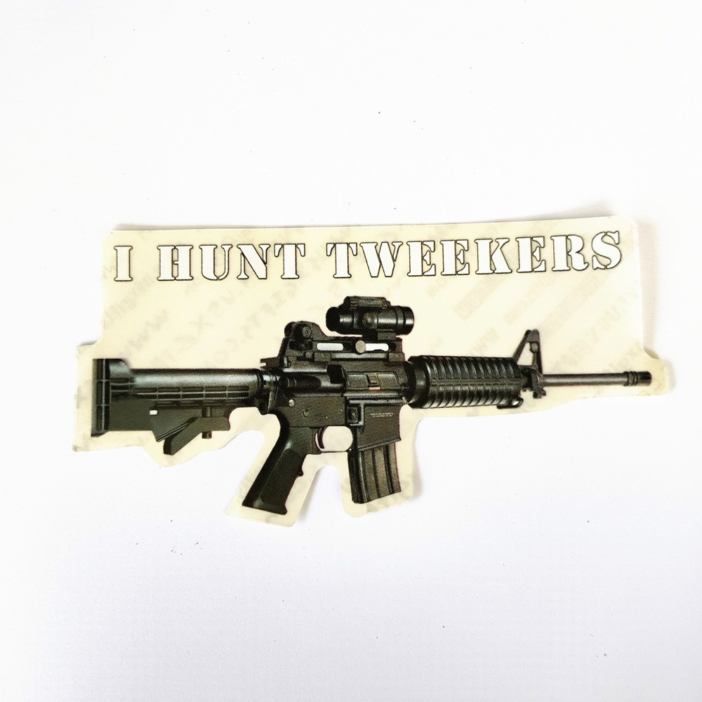 Serial Killer Clothing I Hunt Sticker 1990's VTG Skateboarding Streetwear Parody